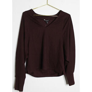 Banana Republic Factory plum purple Long Sleeve Top